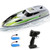 SVERTIBO Fast RC Boat for Adults, 20KM/H High Speed Remote Control Racing Boats, Self-Righting, 2 Batteries, 20+ Mins, 2.4GHz Pool & Lake Summer Toys Gifts (Silver)