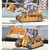 FANXMF RC Skid Steer Loader Construction Truck 1/14 Remote Control Bulldozer Crawler with Lights 9 Channel RC Front Loader 360° Rotation 2.4G Full Function Engineering Vehicle Excavator Toys