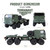 HOBBYPLUS Helidirect 1/18 RC Crawler CR18P Terranaut 8x8 RC Truck Remote Control Car w Full-Lock 8WD RTR Active All-Wheel Steering, 2-Speed Transmission, Recovery Winch, LED Lights (Gray)