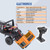 HOBBYPLUS ARKTOS 6x6 V1.5 CR18P Rock Crawler RTR All Terrain - Remote Control Car, Rock Crawler 1/18 Scale 6WD 2 Speed Transmission Off Road for Adults, RC Hobbyists (Tan)
