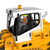 KidsFaves Pro-Grade Remote Control Bulldozer for Adult Metal Micro-Scale RC Construction Model with Leadscrew Loader System, Dual Battery Includes Portable Carry Case