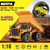 kkny Remote Control Construction Dump Truck Toy 2.4G RC 6 Channel Bulldozer 4 Wheel Driver Mine Construction Alloy Metal Vehicle Truck 1:18 with 2 Rechargeable Batteries for Boys Birthday Gift Age 6+