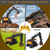 Double E Volvo 1:16 Scale Remote Control Excavator, 17 Channel 3-in-1 Construction Toy with Metal Shovel, Drill, Grab & Lights, 2.4GHz Full Function Digger for Outdoor Sandbox, Gift for Kids & Adults