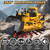 RC Bulldozer Toy for Boys, Remote Control Play Bulldozer Construction Vehicles, 9CH 2.4Ghz Track Type Tractor Dozer with Metal Blade & Light, Truck Toys for Kids 3-12 Year Old Christmas Birthday Gifts