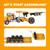KIDMARKT 39.6" Giant RC Semi-Trailer Truck for Kids | 16-Channel Remote Control Transport Truck with Lights & Sounds, Rechargeable Construction Vehicle Toy, Birthday Gifts for Boys Ages 6+(2026 New)