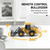 BRRRRT 1/64 RC Bulldozer Toy,Full Proportion RC Construction Vehicles Supports Pushing-Lifting-Moving,Type-C Direct Charging Alloy Remote Control Bulldozer,Birthday Gifts for Boys and Girls Age 3+