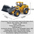 BLQCSLH Excavator Set，rc Dump Truck Command The Site Conquer The Dir，2.4Ghz Remote Control Construction Vehicle Set Children's Toys，Alloy Material Simulate True Scale (Loader)