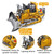 BLQCSLH Excavator Set，rc Dump Truck Command The Site Conquer The Dir，2.4Ghz Remote Control Construction Vehicle Set Children's Toys，Alloy Material Simulate True Scale (Bulldozer)