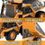 ADTHLIER Remote Control Dump Truck RC 1/16 Fully Functional Engineering Vehicle, 9 Channel Dump Truck Toy 2.4Ghz with Lights and Sounds, for Kids Aged 6, 7, 8, 9, 10, 11 and Up