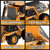 ADTHLIER Remote Control Excavator (11-Channel), Dump Truck, Bulldozer, Loader (9-Channel), 2.4GHz Remote Control Construction Vehicles, Metal Construction, with Cool Lights and Sound Effects, 4-Pcs