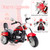 Costzon Kids Motorcycle, 6V Battery Powered Ride on Chopper Motorcycle w/Horn, Headlight, 3-Wheel Stable Ride on Toys, Electric Toddler Motorcycle for Kids, Gift for Boys Girls (Fire Red)
