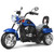 Costzon Kids Motorcycle, 6V Battery Powered Ride on Chopper Motorcycle w/Horn, Headlight, 3-Wheel Stable Ride on Toys, Electric Toddler Motorcycle for Kids, Gift for Boys Girls (Blue)
