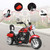 Costzon Kids Motorcycle, 6V Battery Powered Ride on Chopper Motorcycle w/Horn, Headlight, 3-Wheel Stable Ride on Toys, Electric Toddler Motorcycle for Kids Boys Girls Gift (Red)