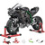 1/6 Scale Alloy Dynamic Motorcycle Model with Ignition System and Smoke Spray, Die-cast Motorcycle Gift for Adult Collectors & Enthusiasts