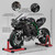 1/6 Scale Alloy Dynamic Motorcycle Model with Ignition System and Smoke Spray, Die-cast Motorcycle Gift for Adult Collectors & Enthusiasts