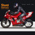 Tiodei 1/6 Scale Self-Balancing RC Motorcycle, Six-Axis Gyroscope,2.4GHz Dual Motor Remote Control Bike, Wheelie Stunt Model (RTR Version/Red)