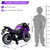 12V Electric Ride On Motorcycle for Kids, Training Wheels, Full Hand Drive Motorbike Toy, Perfect for Boys and Girls (3-8 Yrs) (Purple)
