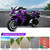 12V Electric Ride On Motorcycle for Kids, Training Wheels, Full Hand Drive Motorbike Toy, Perfect for Boys and Girls (3-8 Yrs) (Purple)