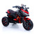 12V Electric Kids Motorcycle for 3-8 Year Old Boys Girls, 3-Wheel Ride-On Toy Motorbike with Lighting Wheels, Music Player (Connect with Phone) and Hand Drive (RED-1)