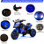 12V Electric Kids Motorcycle for 3-8 Year Old Boys Girls, 3-Wheel Ride-On Toy Motorbike with Lighting Wheels, Music Player (Connect with Phone) and Hand Drive (Blue)