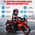 Kids Electric Motorcycle, 12V Kids Ride on Car LED Lights, Music Player & Horn with Training Wheels, Pedal, MP3, USB Port, Electric Motorcycle for Children Ages 3+, Gift for Boys & Girls（Red）