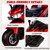 Kids Electric Motorcycle, 12V Kids Ride on Car LED Lights, Music Player & Horn with Training Wheels, Pedal, MP3, USB Port, Electric Motorcycle for Children Ages 3+, Gift for Boys & Girls（Red）
