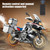 Zerbrikdxy RC Motorcycle Model for Adult, 1/6 Scale R1250GS Dynamic Motorbike Display with Ignition Sound, LED Lights & Spray Effect, Mechanical Model for Collectors Enthusiasts (Black)