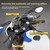 Zerbrikdxy RC Motorcycle Model for Adult, 1/6 Scale S1000RR Dynamic Motorbike Display with Ignition Sound, LED Lights & Spray Effect, Mechanical Model for Collectors Enthusiasts