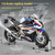 Zerbrikdxy RC Motorcycle Model for Adult, 1/6 Scale S1000RR Dynamic Motorbike Display with Ignition Sound, LED Lights & Spray Effect, Mechanical Model for Collectors Enthusiasts