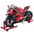 PLAYBUDDY Motorcycle Model for Adult, 1/7 Scale Motorcycle V4 Top Edition with Ignition System & Smoke Spray, for Biker