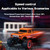 EXVQMU Mini RC Car, 1/64 Scale Mini Remote Control Monster Truck with Trailer, 2.4Ghz & APP Remote Control, Rechargeable Alloy Shell Mini RC Cars with Lights, Speed/Steering Adjustable (Blue-b)