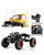 FCX24S RC Crawler 1/24 Remote Control Car, Power Wagon S 4WD RC Crawler Two-Speed Shift, RC Rock Crawler 8Km/h with Metal Gears for Adults (Yellow)