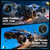 DEERC 1815 1/18 All Terrain Fast Drift & Racing RC Car, 40KM/H Remote Control Truck with Futuristic Body Shell, Extra Drift Wheels, 2.4GHz Waterproof Off-Road Vehicle with 2 Batteries for Kids & Adult