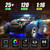 Remote Control Car for boys, 1:16 Scale All Terrain RC Cars,High Speed 25Km/h Fast Car with Colorful Led Light and spray, 2x1300mAh Rechargeable Battery RC Truck, Toy Car Gift for Teen Boys Girl Kids