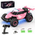 kolegend Remote Control Car for Girls 50+min Monster Trucks 20km/h 1:12 Scale 13 Inch All Terrains RC Truck with Flashing Chassis Lights Gift Toys for Girls Kids Boys