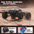HAIBOXING 2997A Brushless RC Cars 1/12 Scale 4WD Remote Control Truck with Independent ESC, Fast RC Cars 45 MPH Max Speed RTR Off-Road RC Car for Adults, Boys, 3S Batteries Applicable (not Included)