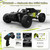 HAIBOXING 1:18 Desert Off-Road RC Truck 18856, RTR Fast 36km/h 4WD Electric Car Splash-Proof, Hobby Grade for Kids, Beginners, and Adults; Dual Batteries for Extended Outdoor Fun - Remote Control Toy