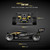 RIAARIO 1/10 Brushless RC Cars, RTR, Beginner, MAX 50+ MPH, Metal Drivetrain, 4WD, Waterproof Electronics, Carbon Fiber, Black, Ages 14+