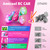Amicool Remote Control Car for Girls 6-12 with Flashing Light, Toys 6 7 8 9 Years Old Girl Birthday Gifts Idea, RC Cars Stunt 4WD 2.4Ghz Double Sided 360° Flip, Present for Kids, Christmas, Pink