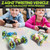 Dysaim Gesture RC Car Hand Controlled Stunt Car for 6-12 yr Boys Girls, 2.4GHz Remote Control Gesture Sensor Toy Drift Twist with Light Music for Kids Birthday Xmas Gift