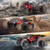 Lvcdzr 1:18 RC Cars, 2.4GHz 4WD High Speed 40 KM/H Remote Control car with Drift Wheel, All Terrain Off Road Monster Truck RC Drift Car with Gyro for Adults Boys 8-12