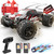 DEERC 9300E Remote Control Car High Speed RC Cars for Kids Adults 1:16 Scale 40 KM/H 4WD Off Road Monster Trucks,2.4GHz All Terrain Toy Trucks with 2 Rechargeable Battery