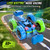Hamdol Upgraded RC Car for Kids, 360° Rotating Double Sided Stunt Vehicle with Headlights, 2.4GHz 4WD Remote Control Car, USB-C Rechargeable Electric Toy, Birthday for Boys & Girls
