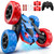 Hamdol STEM Remote Control Car for Kids, 360° Spinning Double-Sided Coloured Design RC Stunt Car with LED Lights, USB-C Rechargeable Educational Toy for Boys Ages 6–12, Ideal Birthday