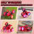 Hamdol Remote Control Car for Kids Ages 6-12, 4WD RC Stunt Car with LED Lights & 360° Flips, 2.4GHz Fast Electric Toy Vehicle, Upgraded Battery, Birthday for Boys Ages 8-10