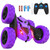 Hamdol Remote Control Car for Kids, 360° Spinning RC Stunt Car with Lights, 4WD Electric Off-Road Vehicle, 2.4GHz Rechargeable Toy Cars for Boys Girls Age 6 7 8 9 10 11 12, Birthday