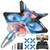4DRC V39 Foam Remote Control Airplanes RC Planes with Camera,RC Airplane Fighter Jet with Light,Gravity Control, Auto-Follow, Trajectory Flight,One Key Take Off, 2 Batteries,Blue