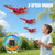 Foam RC Plane for Kids Adults Beginner, Remote Control Airplane RC Jet Helicopter Plane for Kids Adults, 2.4GHz Remote Control Fighter Toys with Gyro Stabilizer Easy to Fly Outdoor Toy for Kids Boys