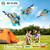 4DRC V17 Foam Remote Control Airplanes RC Planes for Kids Adults 4-7 8-16, RC Airplane Fighter Jet with Light, 360° Flip Fighter Jet Toy, Gravity Sensing, Stunt Roll, Airplane Toy Gifts for Kids Boys