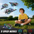 Foam Remote Control Airplanes with 3 Batteries, RC Plane Airplane Toys for Boys Kids Adults Beginners 4-8 8-12 12-16, RC Planes Fighter Jet Helicopter Drones for Kids Adults, 360° Flip Easy to Fly